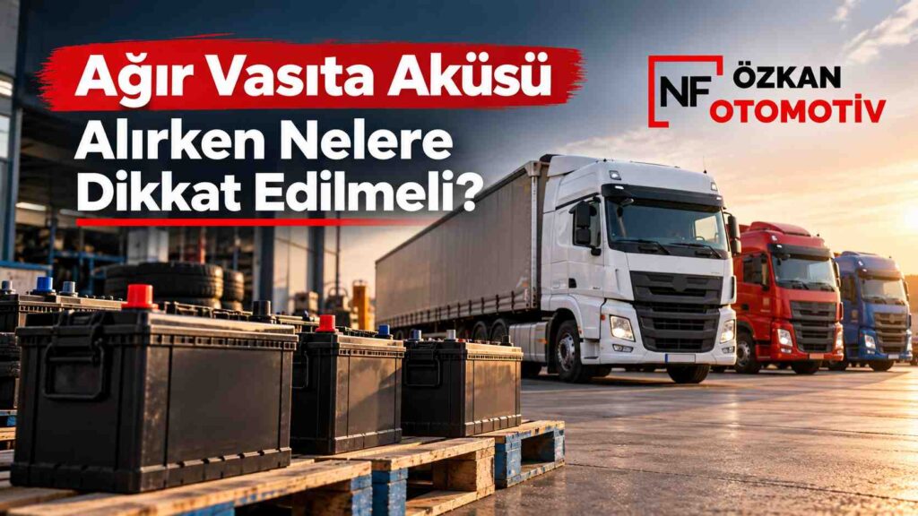 Ağır vasıta aküsü alırken nelere dikkat edilmeli?